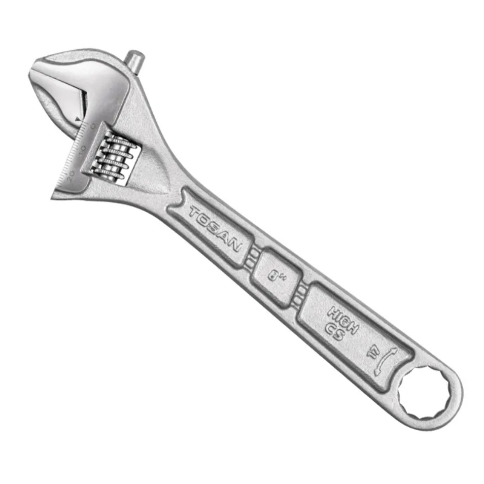 آچار فرانسه پوشش نیکل توسن سایز 10